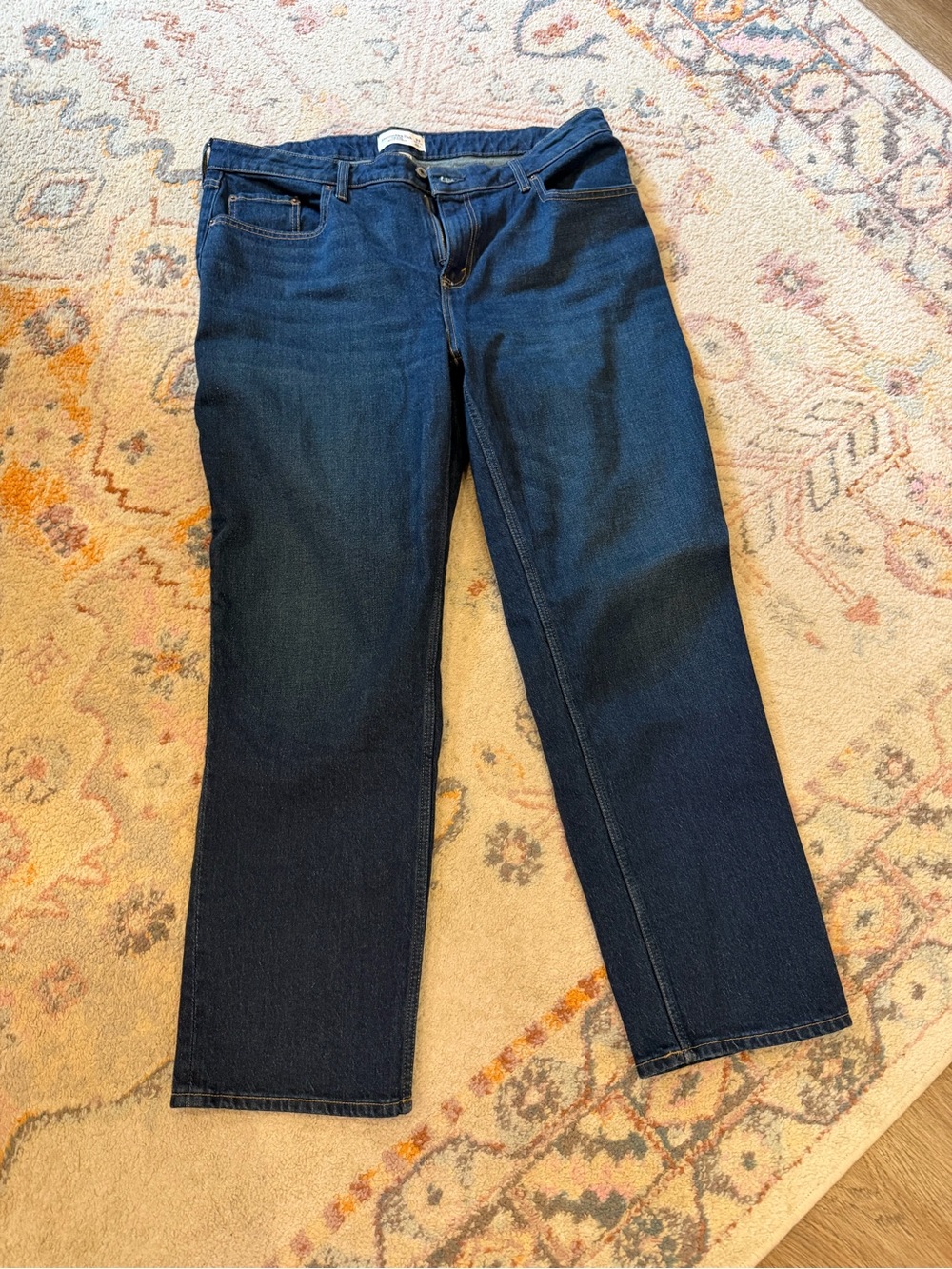 Abercrombie Mid Rise 90s Straight Leg Jeans